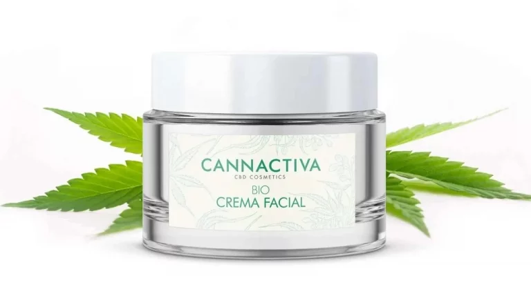 Crema hidratante facial de Cannactiva con CBD