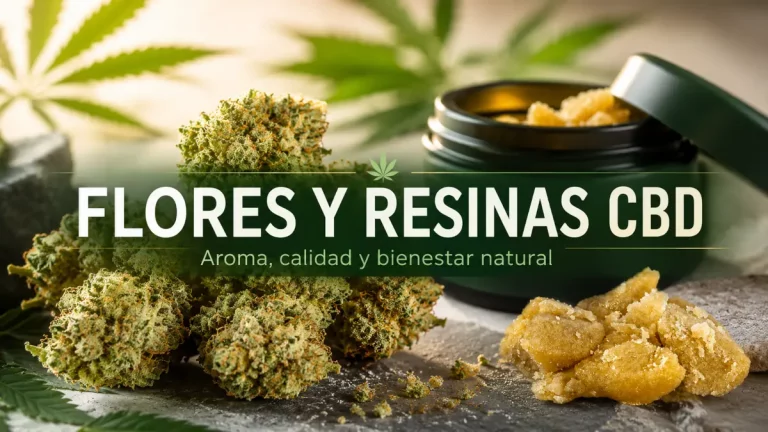Flores y resinas CBD