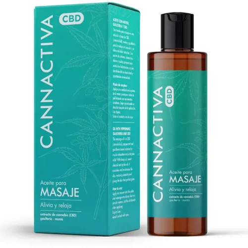 Aceite de masaje con CBD