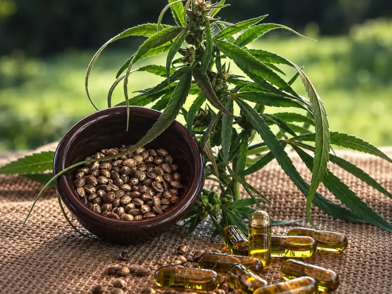 Cáñamo, semillas y extractos con cannabinoides