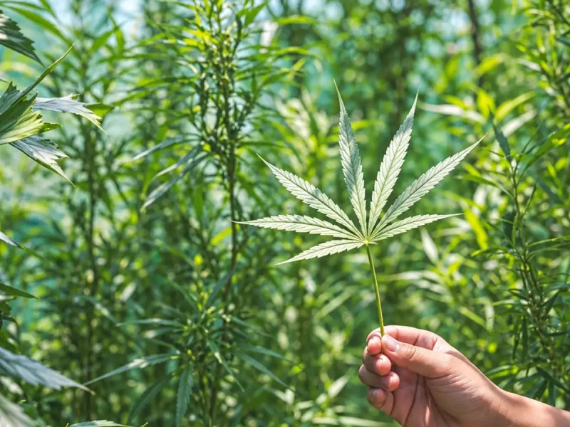Hoja de cáñamo para explicar CBD, CBG y CBN