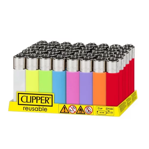 Mechero Clipper tradicional en diferentes colores